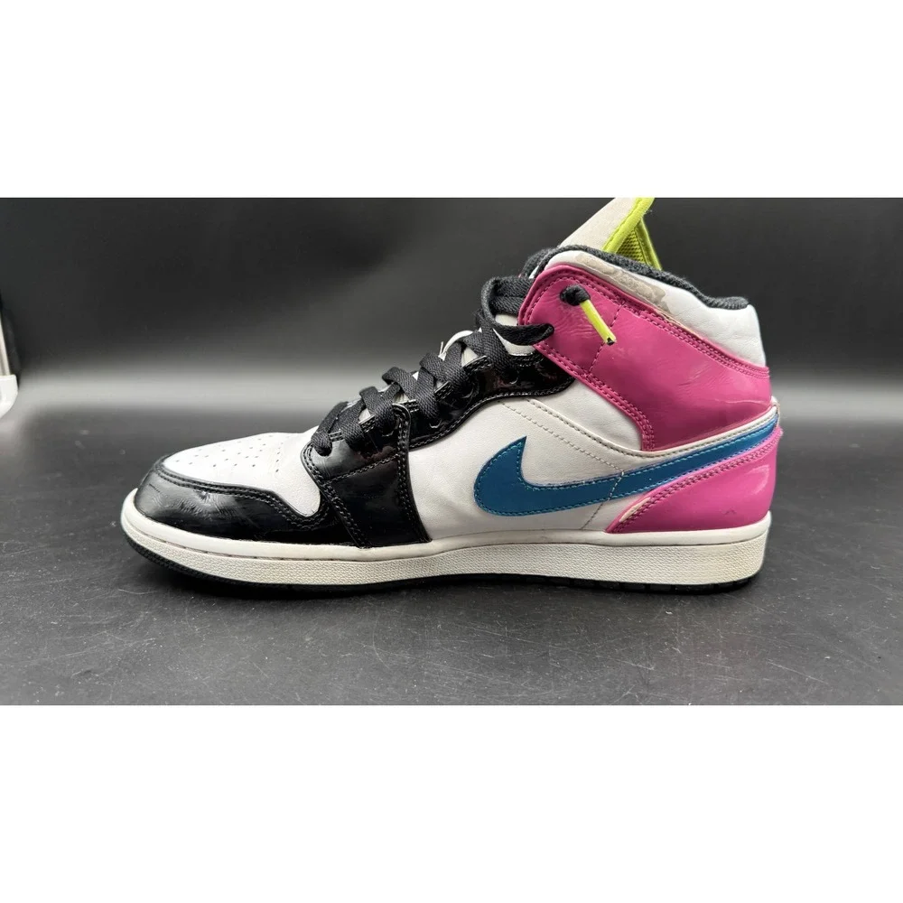 Air Jordan 1 Mid SE Edge Glow White Pink Green Blue CZ9834-100 Mens 11